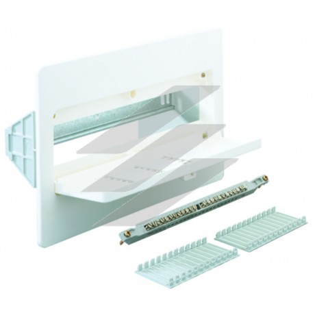 Панель UP 015, (311х202мм), з дверцями, PE/N клема, DIN-рейка, 1 ряд, на 15 модулів, Spelsberg